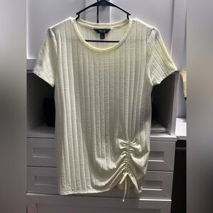 Simply Vera Vera Wang Yellow Short Sleeve Tee